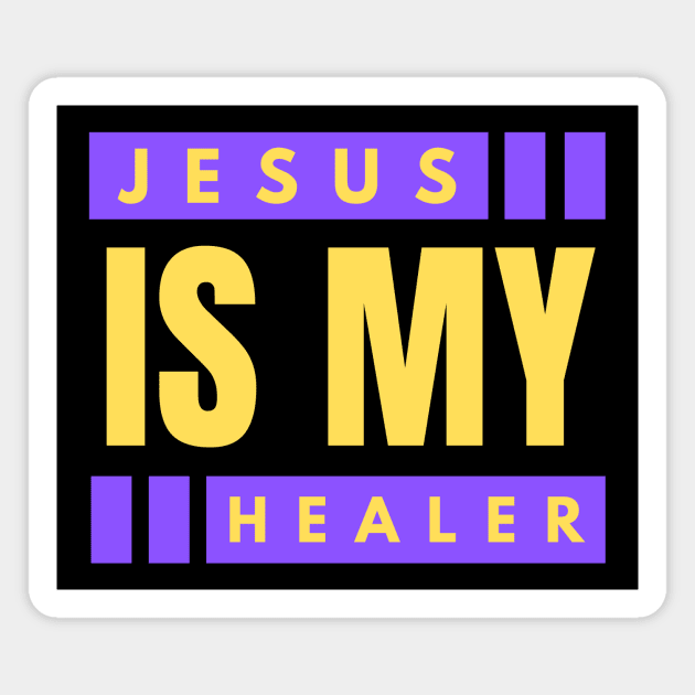 Jesus Is My Healer | Christian Saying Magnet by All Things Gospel